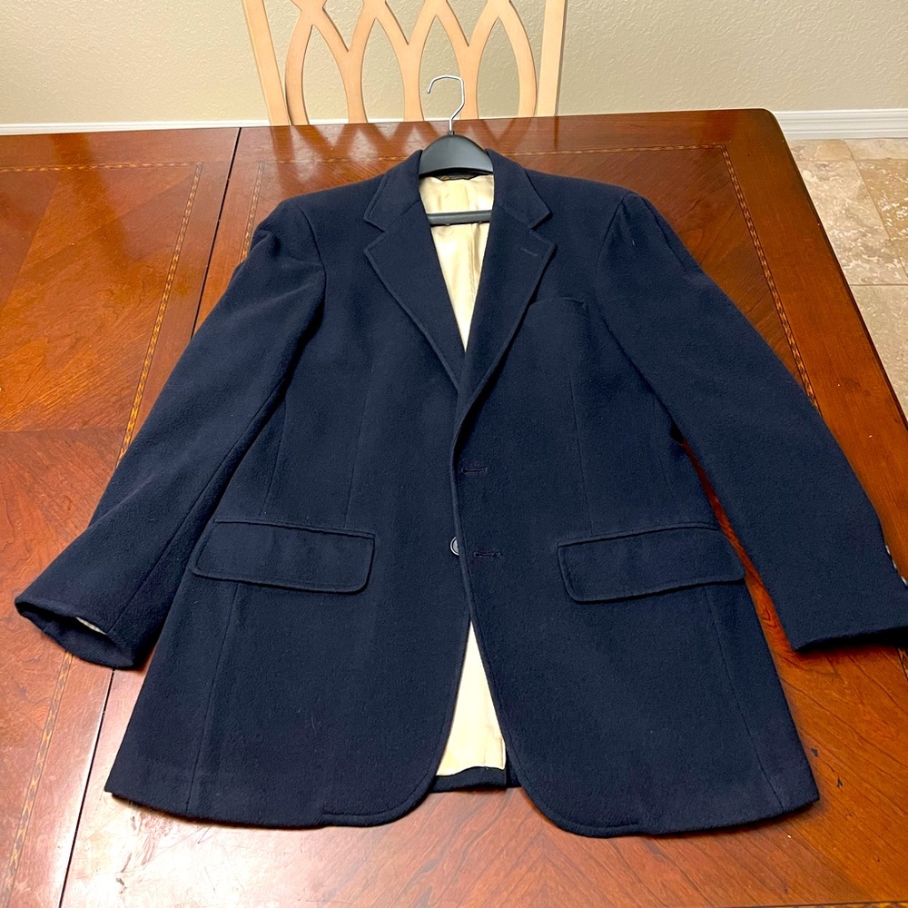 Cashmere Navy Blazer